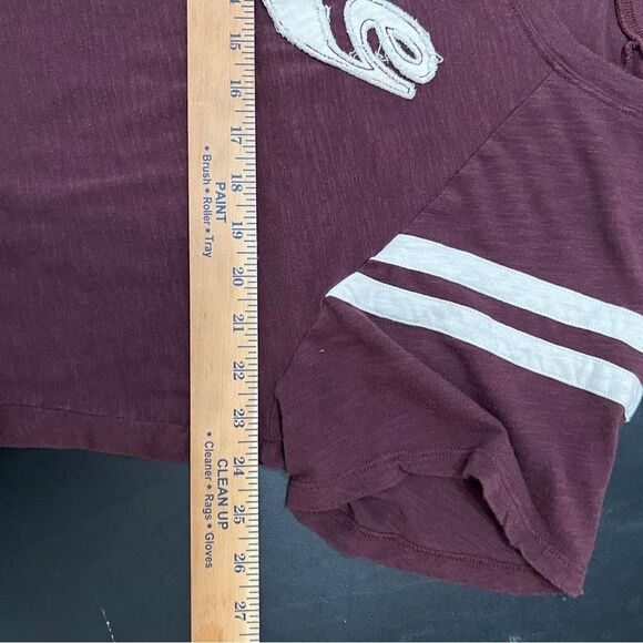 Vintage by Torrid Maroon and White "Nope" Short Sleeve Tee - Picture 10 of 11